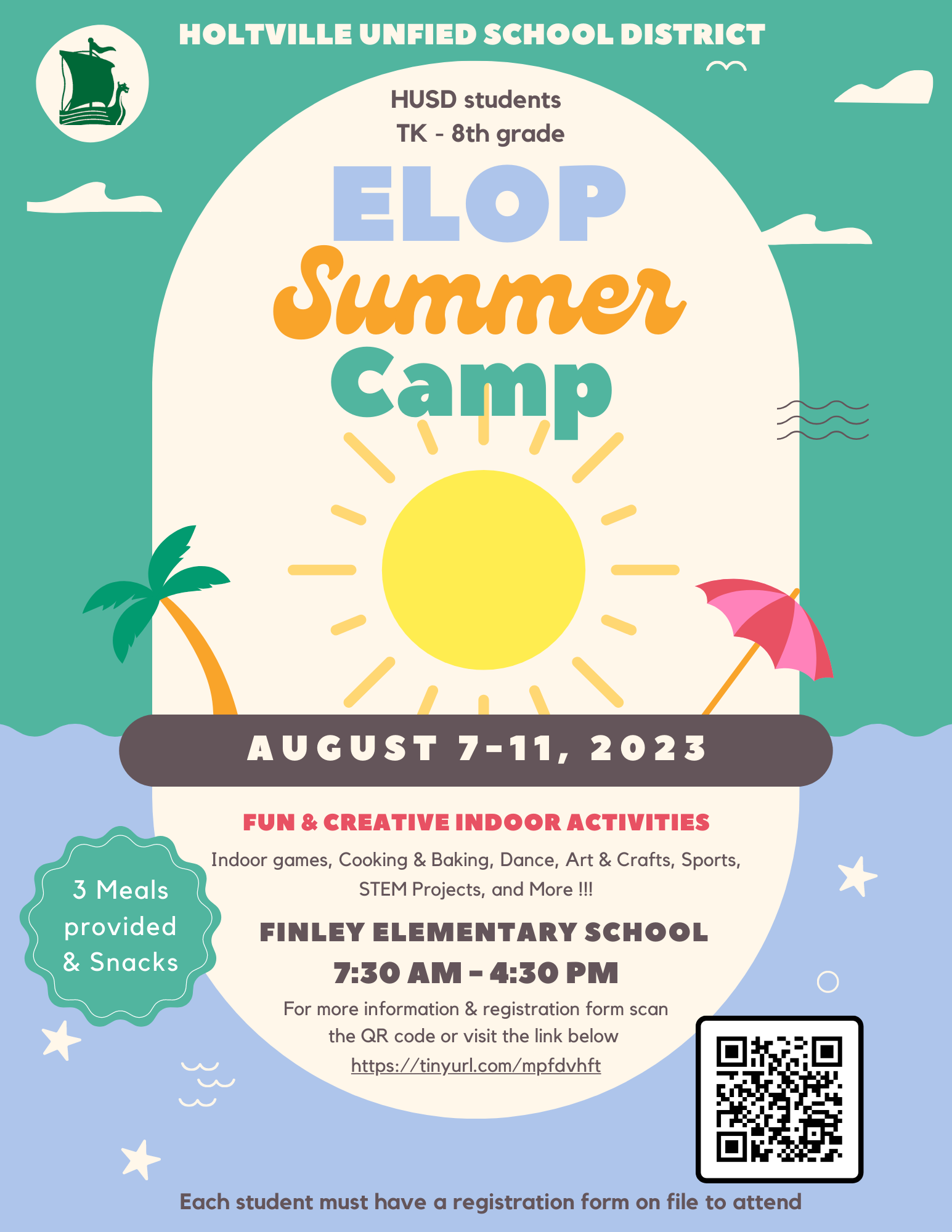 ELOP Summer Camp Flyer