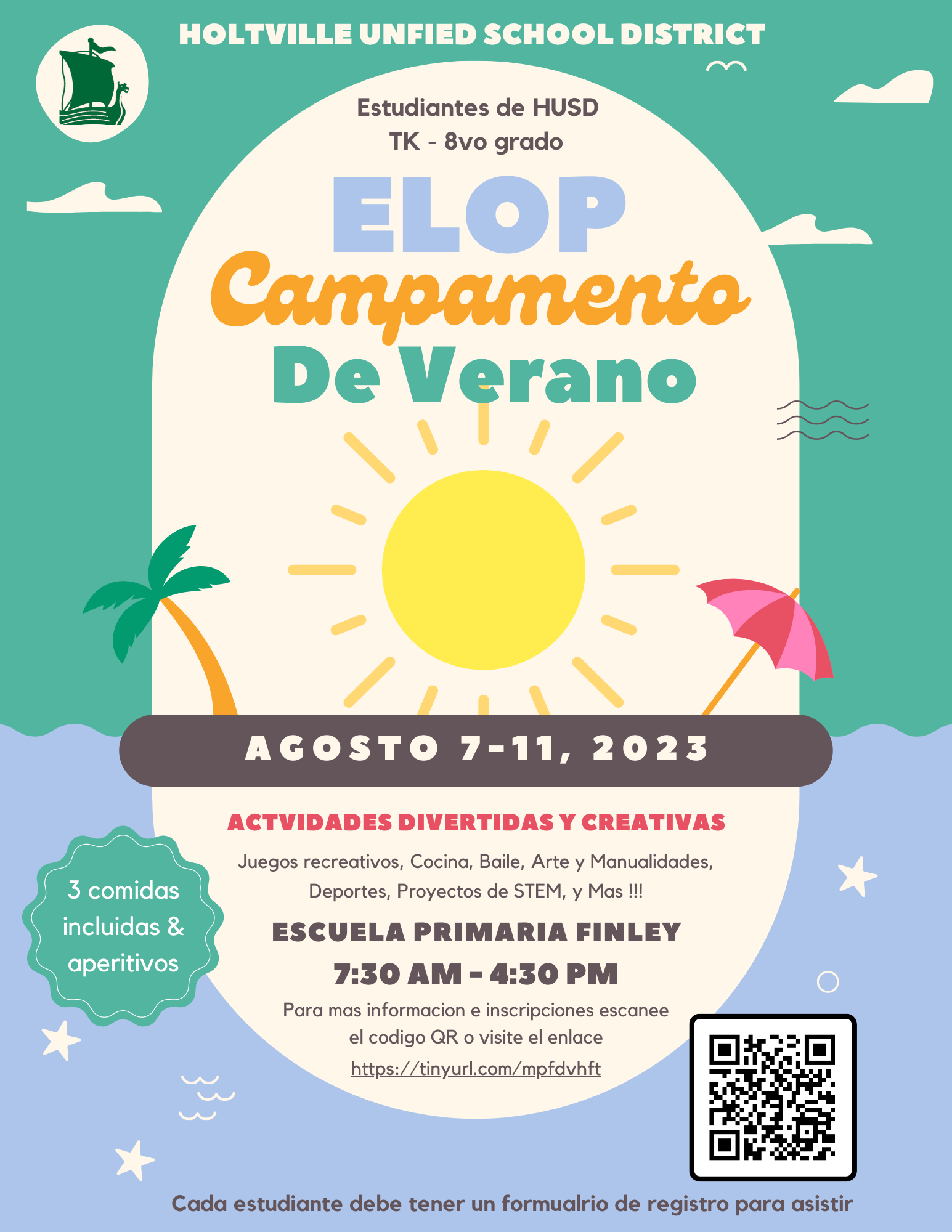 ELOP Summer Camp Flyer (Spanish)